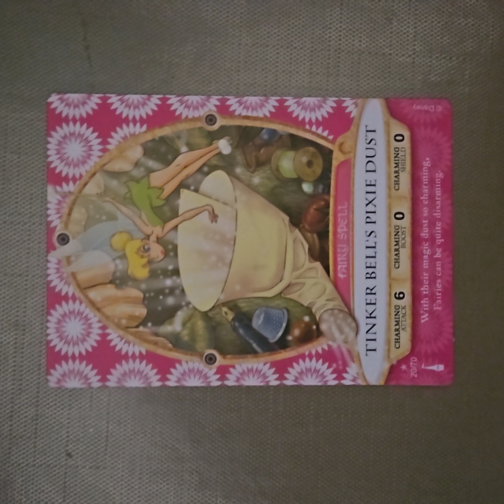 Tinker Bell's Pixie Dust Sorcerer's of The Magic Kingdom Card